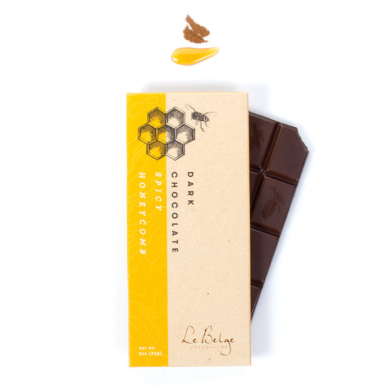 Grand Cru | Spicy Honeycomb 54% Dark Chocolate Bar