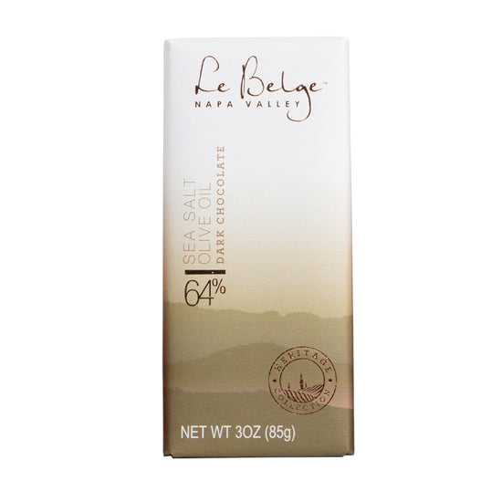 Heritage | Olive Oil Sea Salt 64% Dark Chocolate Bar