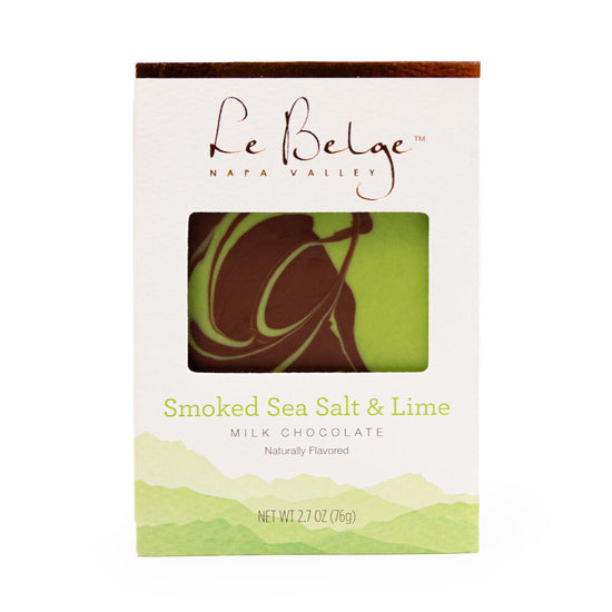 Color Splash | Smoked Sea Salt & Lime Milk Chocolate | 2.7 oz Bar