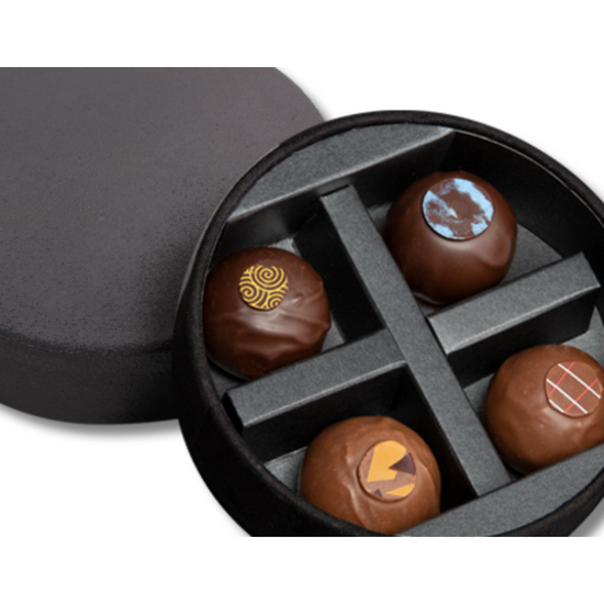 Eclipse | Truffle Box with Traditional Truffles | 4pc