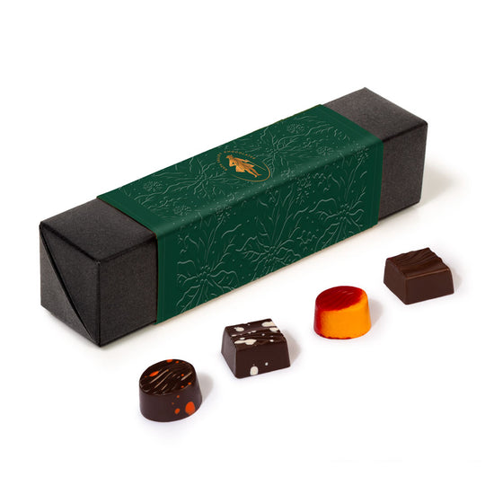 Holiday Pearl | Truffle Box with Radiant Truffles | 4pc