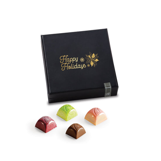 Holiday 4pc Studio Box with Assorted Truffles