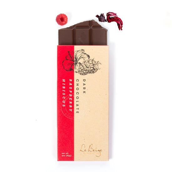 Grand Cru | Raspberry & Hibiscus 64% Dark Chocolate Bar