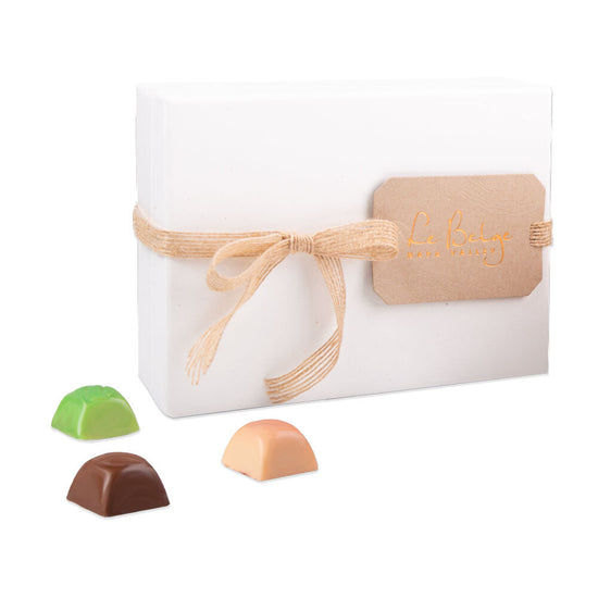 Le Belge Kraft Studio 24pc Assorted Truffles Box with "Le Belge" Hangtag